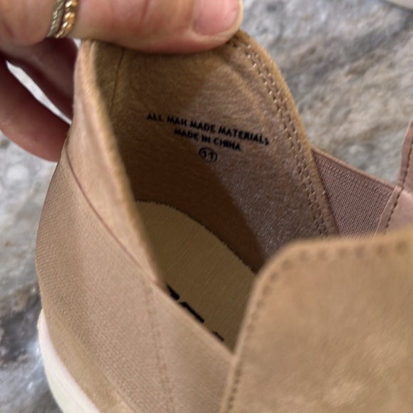 SODA tan faux suede sneaker bootie - Picture 2 of 6